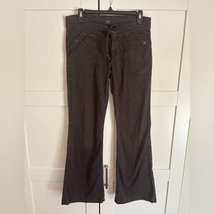 Citizens of Humanity COH Sunset Drawstring Wide Leg Flare Jeans Gray Size 29